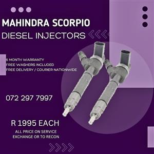 Mahindra Scorpio Diesel Injectors for sale on service exchange or to recon