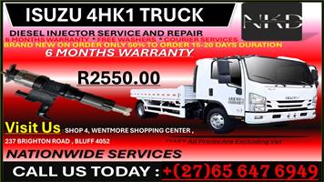 ISUZU 4HK1 TRUCK DIESEL INJECTORS