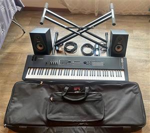 Yamaha MX88 88-Key Weighted Synth + Studio Setup – Complete Package