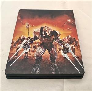 Halo Wars Limited Edition SteelBook (Xbox 360, 2009) Case, Manual & Disc