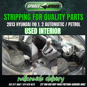 2013 HYUNDAI i10 1.2 INTERIOR – USED