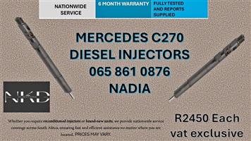 MERCEDES C270 DIESEL INJECTORS FOR SALE -RECONDITIONED AND NEW