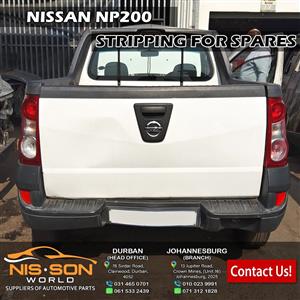 NISSAN NP200 STRIPPING FOR SPARES