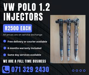 VW POLO 1.2 INJECTORS FOR SALE WITH WARRANTY INCLUDED 