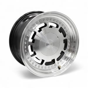 15″ ZAR-2505 4/100 & 4/114 Black Machine Face Alloy Wheels