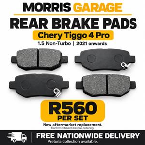 Rear Brake Pads for Chery Tiggo 4 Pro, Tiggo 8 Pro, Omoda C5 & Jaecoo J7