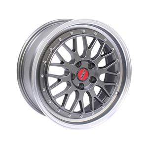 17″ S325 5/100 Gunmetal Machine Lip Alloy Wheels