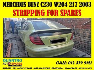 Mercedes Benz C230 W204 217 2003 Stripping For Spares 