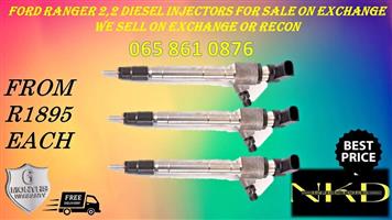 FORD RANGER 2.2 DIESEL INJECTORS FOR SALE OR RECONDITIONING ORIGINALS WITH WARRANTY