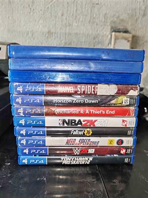 PS4 GAMES LOT,11 FOR R1100
