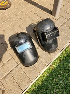 Used welding helmets for sale. Per each