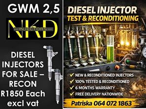 GWM 2,5-TESTED AND REPORTS GIVEN AFTER RECON