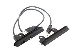 Radio Fascia Trim Plate with USB/Aux for Toyota Hilux