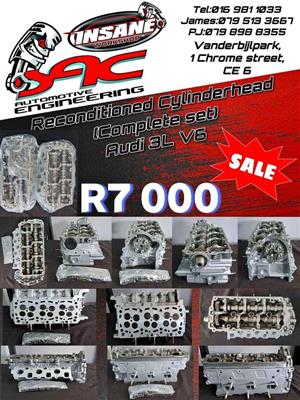 Audi 3L V6 Cylinderhead Set