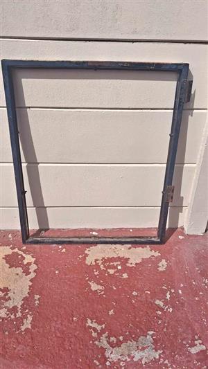 Steel gates frame