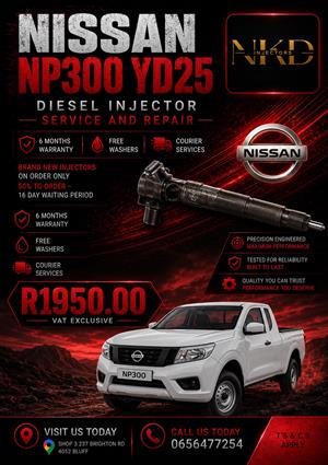 Service_your_Nissan_NP300_YD25_Diesel_injectors_NKD
