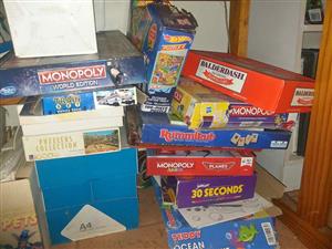 Board games:Incomplete