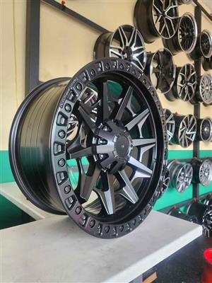 Black Rhino Olive Drab Green Rims