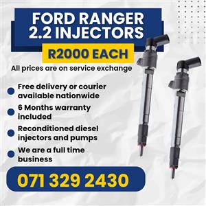 FORD RANGER 2.2 INJECTORS FOR SALE WITH WARRANTY 