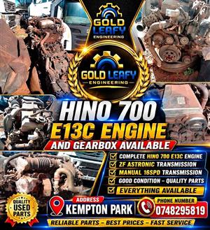 Hino 700 E13C Engine&Transmission available