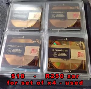 Mini-Discs x29 used units 