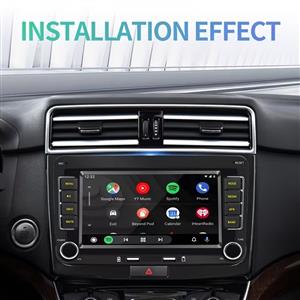 7-Inch Dual Din Car Stereo for VW Golf Passat Jetta Tiguan with Touch Screen FM 