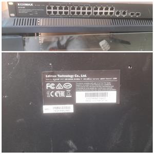 Edimax 24 port POE managed switch