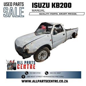 Stripping for spares – Isuzu KB200 manual 