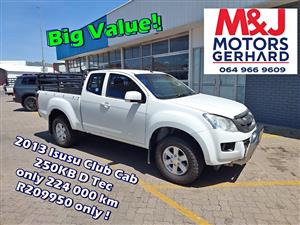 2013 Isuzu Club Cab 250KB D Tec