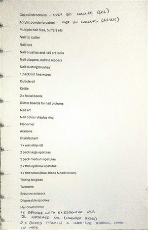 Full spa/salon set up for sale