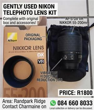Nikon Nikkor Lens 55 - 200mm