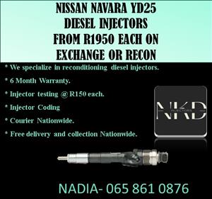 Nissan Navara YD25 injectors for sale 