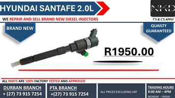 Hyundai Santafe 2.0L Diesel Injectors 