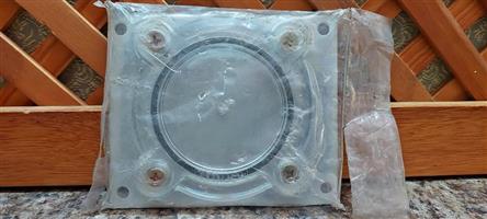 Heavy duty galvanised trailer licence disk holder 