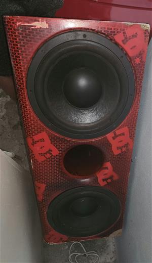 2 x 12 inch Targa Street Subwoofers For Sale