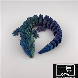 Articulated Dragon Toy Tri-Colour