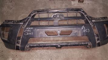 Toyota Etios Cross front black bumper for sale.