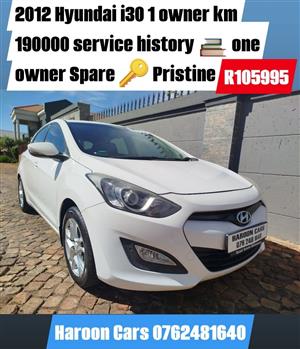  2012 Hyundai i30 one Owner 