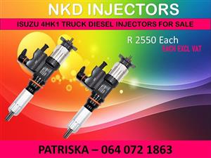 DIESEL INJECTORS NEW OR RECON ON ISUZU 4HK1 FOR SALE