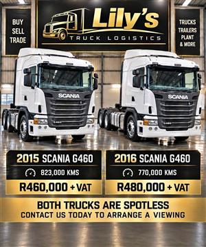 X2  SCANIA G460s for sale