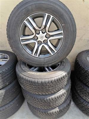 Toyota Hilux 17 with used tyres