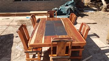 Diningroom suite - sleeper wood