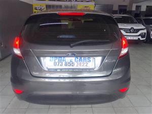 2017 FORD FIESTA 1.4  MANUAL, PETROL 87,000KM, GREY COLOUR SPARE KEY, CLOTH INTERIOR 