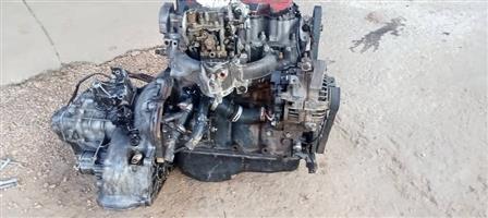 Opel Corsa engine and gearbox 