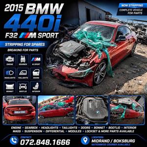 2015 BMW 440i F32 M Sport Stripping For Spares / Breaking For Parts