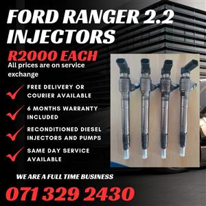 FORD RANGER 2.2 INJECTORS FOR SALE WITH WARRANTY 