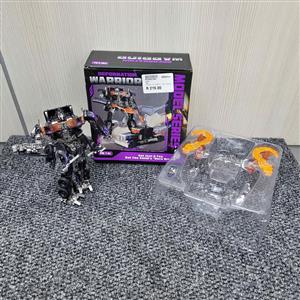 Black purple Optimus prime hero toy