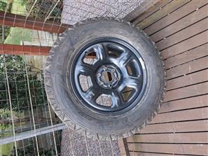For Sale - Nissan Navara 17 inch spare wheel (rim & tyre)