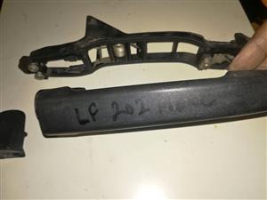 W202 outer door handle with bracket left front