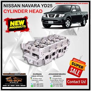 NISSAN NAVARA YD25 CYLINDER HEAD